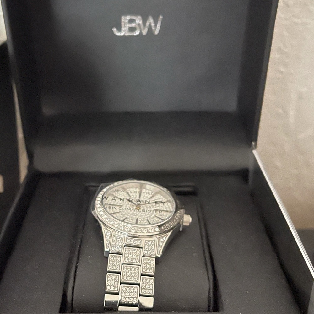 JBW diamond watch NEVER WORN still in box
